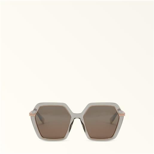 Furla sunglasses sfu691 occhiali da sole artemisia blu metallo + metallo donna