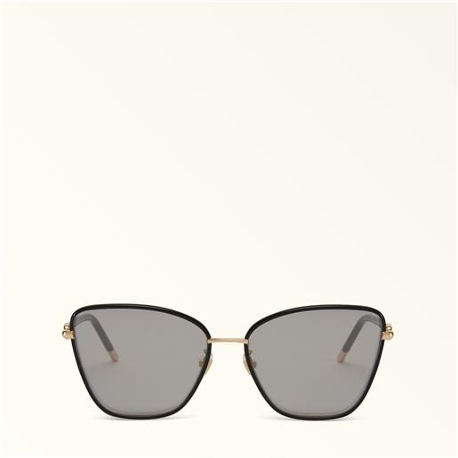 Furla sunglasses sfu692 occhiali da sole nero nero metallo + acetato donna