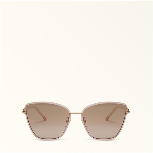 Furla sunglasses sfu692 occhiali da sole quarzo rosa metallo + acetato donna