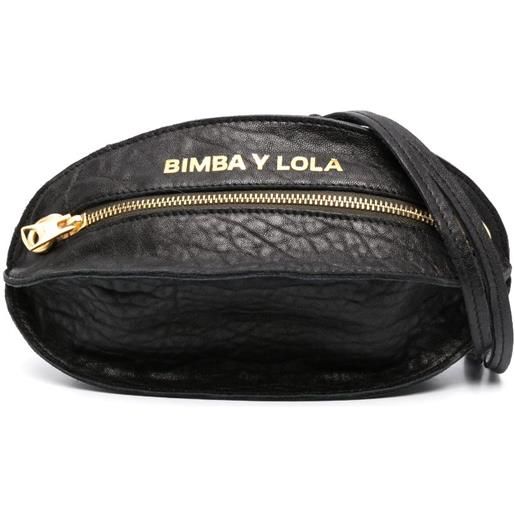 Bimba y Lola borsa a tracolla con stampa - nero