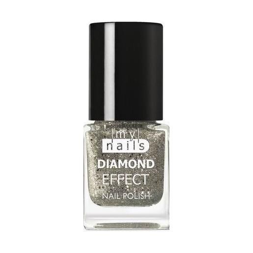 DI-VA Srl diamond effect 02 argento my nails 7ml