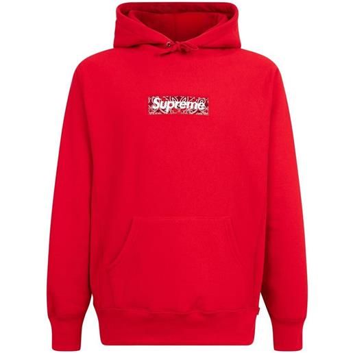Supreme felpa con logo - rosso