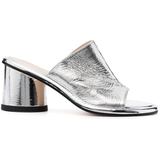 AGL mules alison 80mm - argento