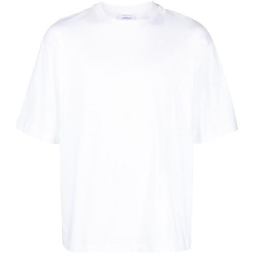 Off-White t-shirt body stitch skate - bianco