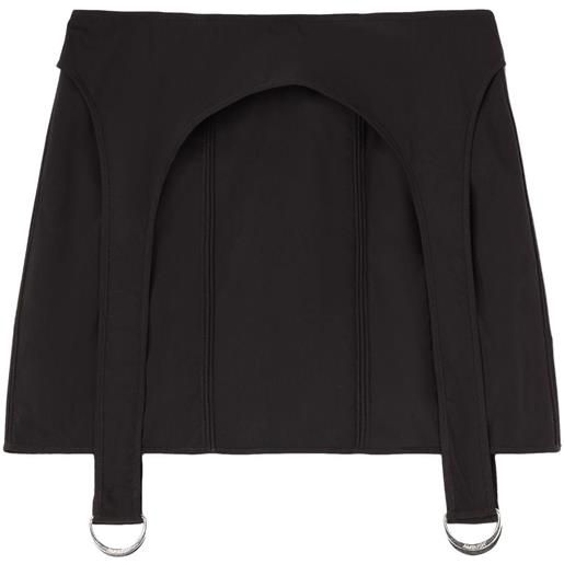 AMBUSH minigonna con corsetto - nero