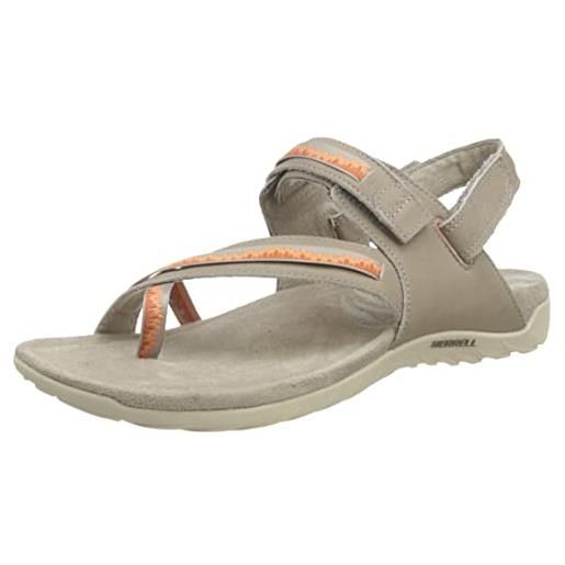 Merrell terran 3 cush convertire post, sandali donna, borgogna, 37 eu