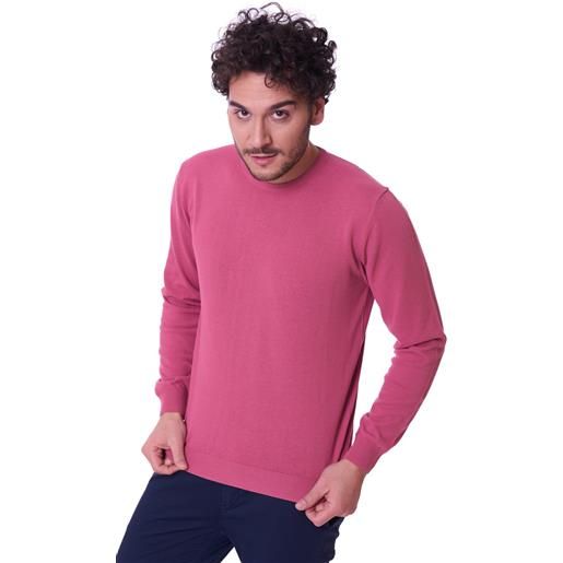 HERITAGE maglia girocollo HERITAGE basic rosa antico, colore rosa