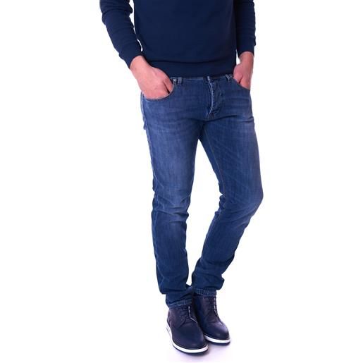 C+ RE-HASH jeans c+ plus slim fit, colore blu