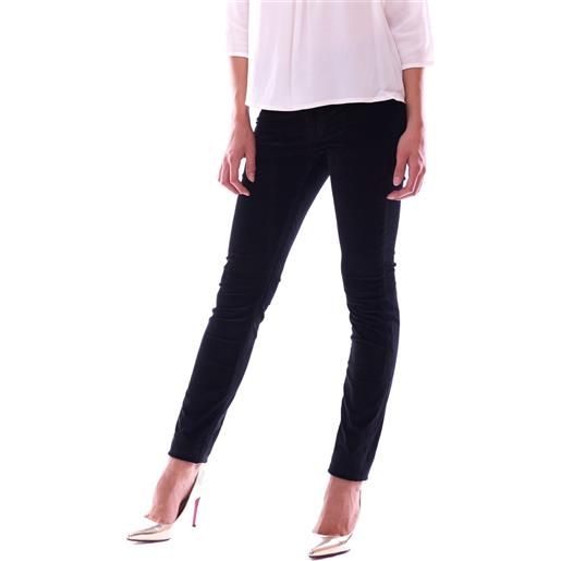 Trussardi Jeans jeans in velluto 105 skinny trussardi jeans nero, colore nero