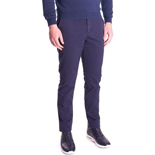 Trussardi Jeans pantalone microfantasia trussardi jeans tasche america aviator fit, colore blu