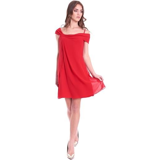 Fabiana Ferri abito corto fabiana ferri, colore rosso