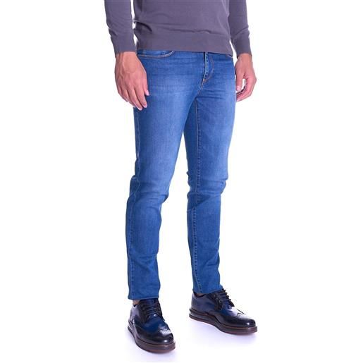 Trussardi Jeans jeans 370 close trussardi jeans elasticizzato chiaro, colore blu