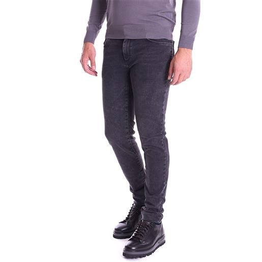 Trussardi Jeans jeans 370 close trussardi grigio lavato elasticizzato, colore grigio