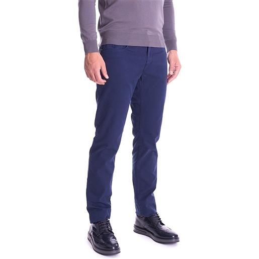 Trussardi Jeans pantalone 370 close trussardi jeans in piquet elasticizzato, colore blu