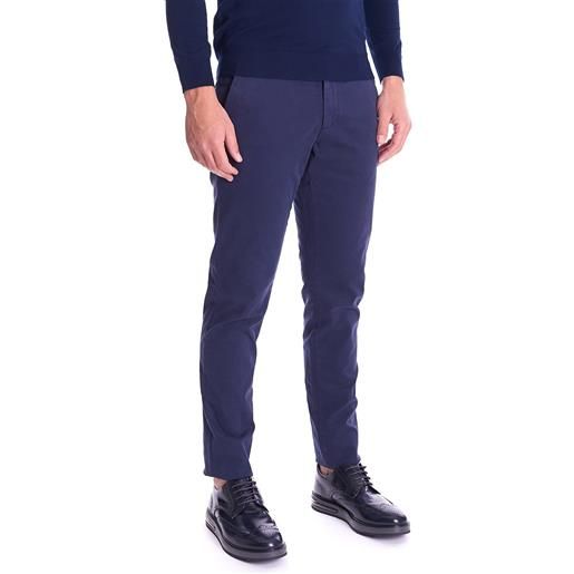 Trussardi Jeans pantalone trussardi jeans aviator fit, colore blu