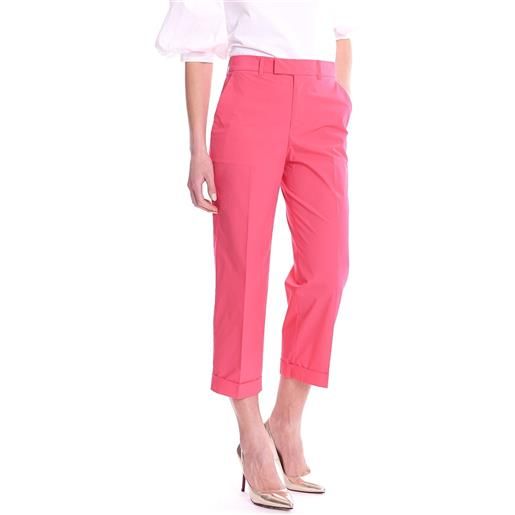 TWINSET pantalone TWINSET dritto alla caviglia, colore fuxia