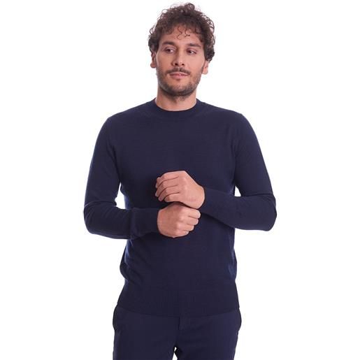 Trussardi Jeans maglia trussardi girocollo rasata, colore blu