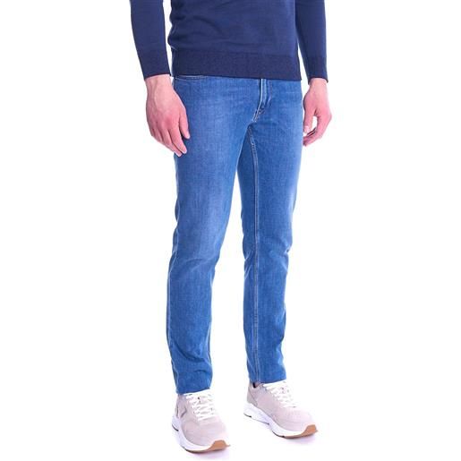 Trussardi Jeans jeans 370 close trussardi elasticizzato blu chiaro, colore blu