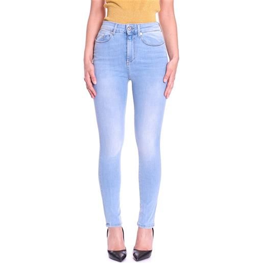 TWINSET ACTITUDE jeans skinny TWINSET ACTITUDE, colore blu