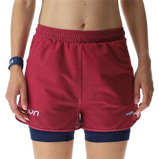 Uyn padel series 2 in 1 shorts rosa xs donna