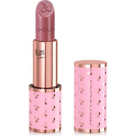 NAJ·OLEARI creamy delight lipstick - rossetto cremoso dal finish brillante 21 - rosa freddo perlato