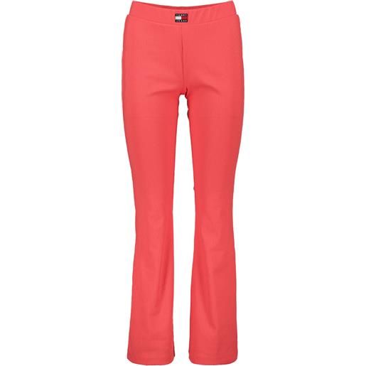 TOMMY JEANS leggings flare a coste donna