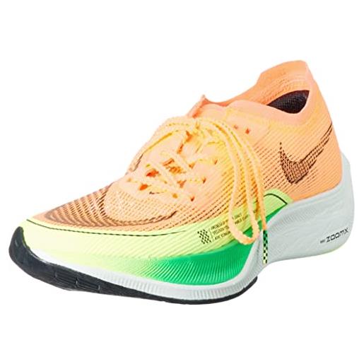 Nike vaporfly, scarpe da ginnastica donna, crema pesca nero verde shock, 37.5 eu