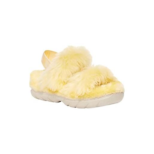 UGG fluff sugar sandal, donna, yellow, 41 eu