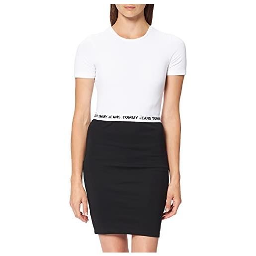 Tommy Jeans tjw logo pencil skirt pc gonna, tommy nero, s donna