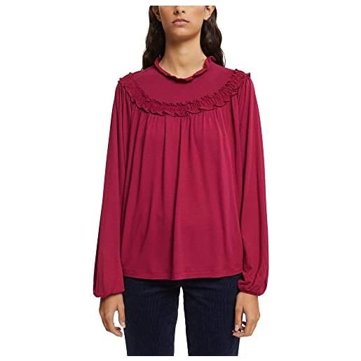 ESPRIT edc by ESPRIT 112cc1k304 t-shirt, 615/rosso ciliegio, s donna