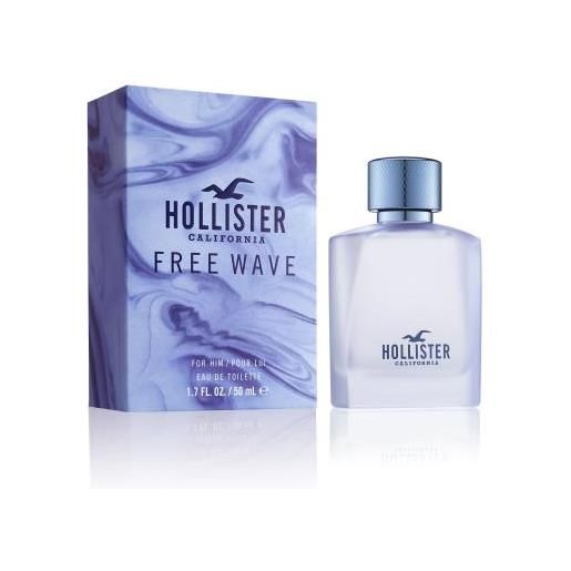 Hollister free wave 50 ml eau de toilette per uomo
