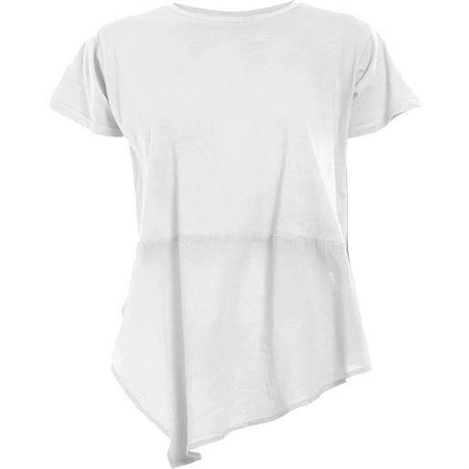 Deha t-shirt asimmetrica donna bianco
