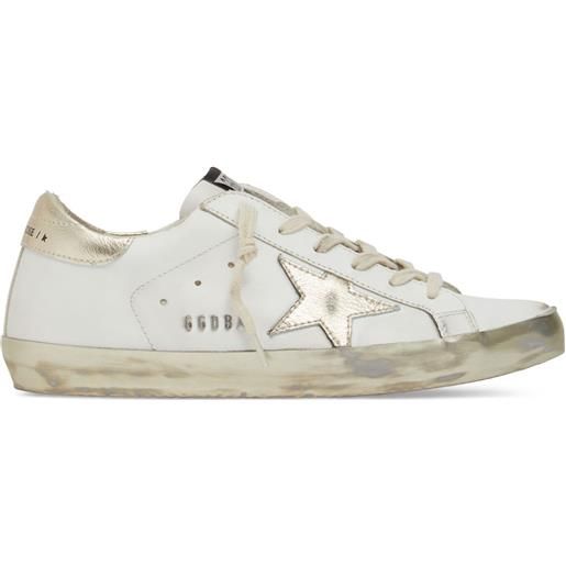 GOLDEN GOOSE sneakers super-star in pelle 20mm