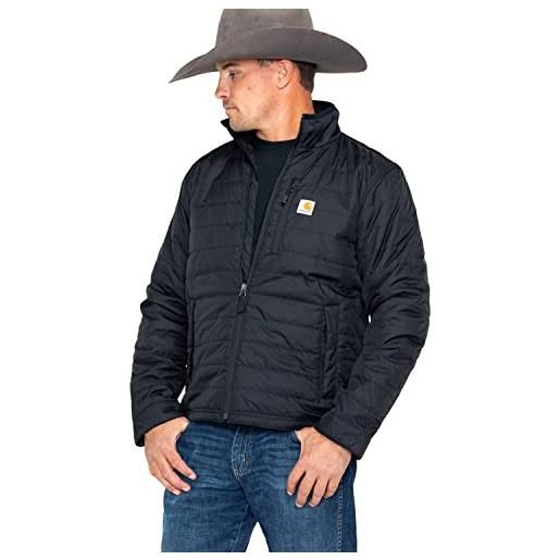 Carhartt giacca impermeabile rain defender®, relaxed fit, pesantezza leggera, giacca gilliam uomo, nero, s