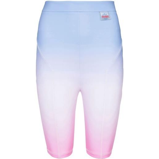 Balmain shorts con effetto sfumato Balmain x evian - rosa