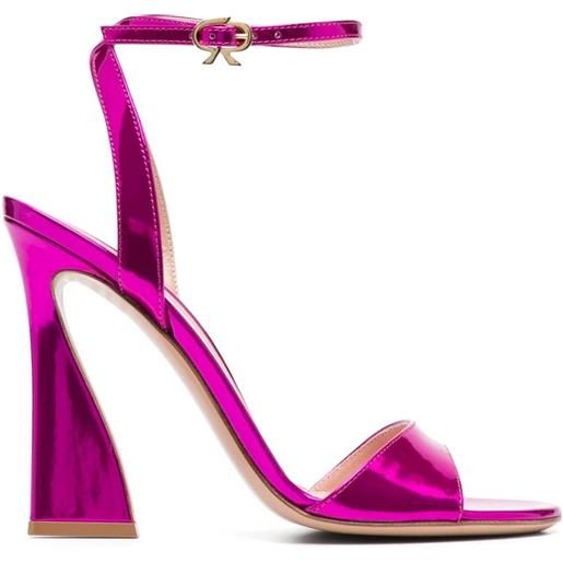 Gianvito Rossi sandali con tacco curvo 110mm - rosa