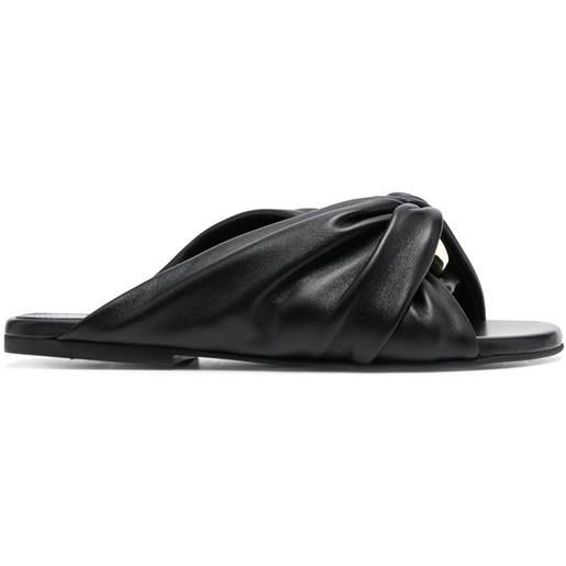 JW Anderson sandali con dettaglio - nero
