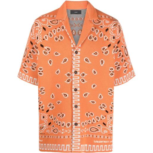 Alanui camicia con stampa - arancione