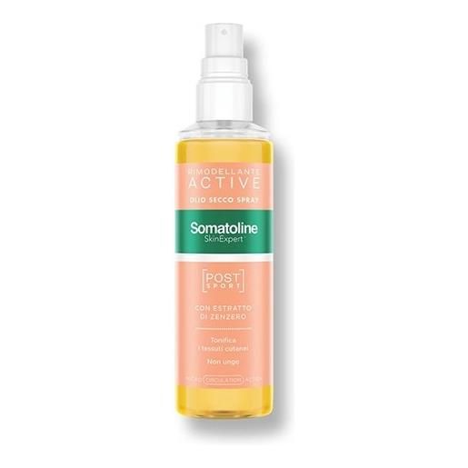 Somatoline SkinExpert olio secco spray post sport rimodellante 125ml