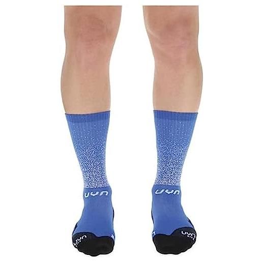 UYN calze cycling aero leggere e aerodinamiche con fibresist, preshock shield e microcanali traspiranti per pedalate estive