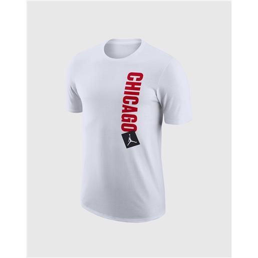 Nike NBA t-shirt chicago bulls bianco uomo