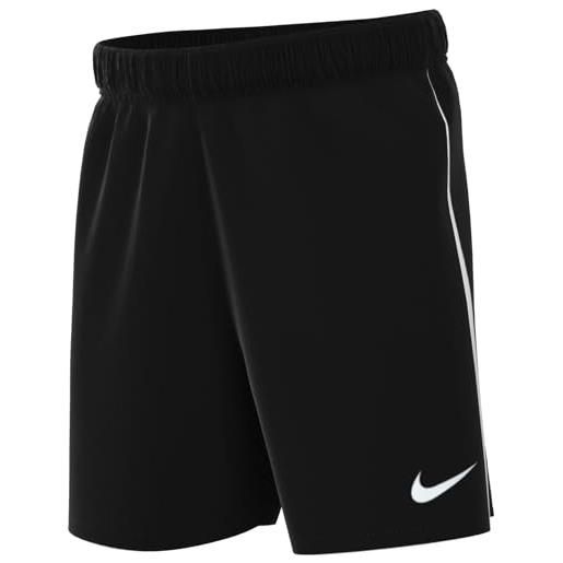 Nike knit soccer shorts y nk df lge knit iii short k, pewter grey/black/black, dr0968-052, m