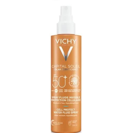 Vichy capital soleil solare spray anti-disidratazione texture ultra-leggera 50+ spf 200 ml