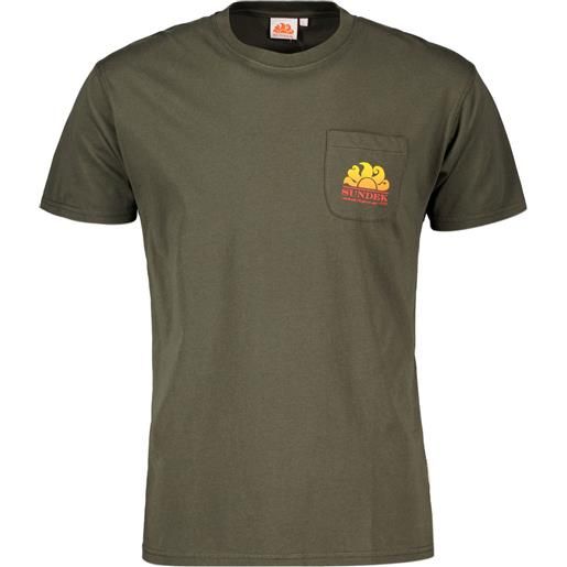 SUNDEK t-shirt pocket retro logo