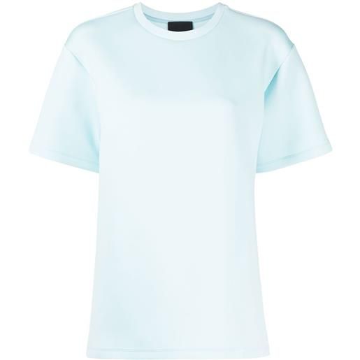 Cynthia Rowley t-shirt con maniche a spalla bassa - blu