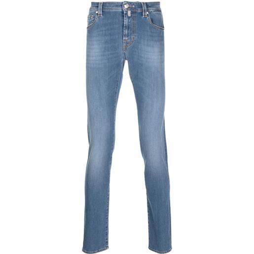 Sartoria Tramarossa jeans slim a vita bassa - blu