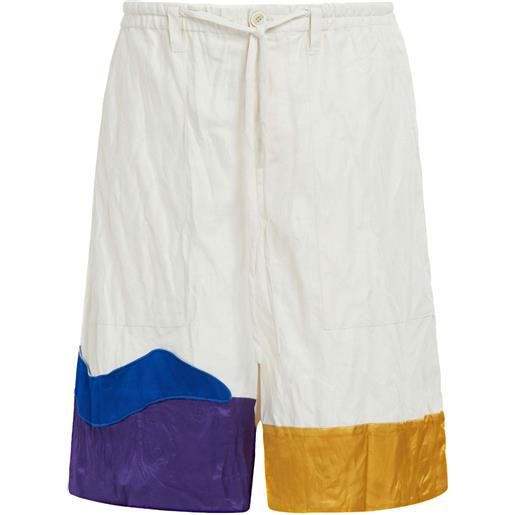 Marni shorts con stampa grafica - bianco