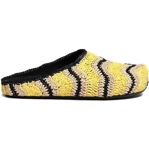 Marni slippers fussbett sabot - giallo
