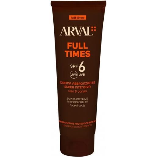 Arval full times spf6 - crema abbronzante viso e corpo 150 ml