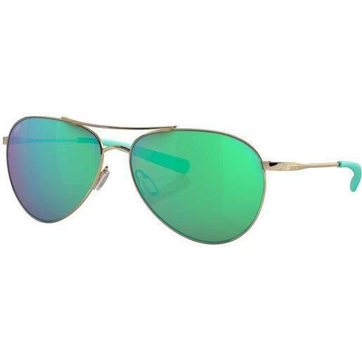 Costa piper mirrored polarized sunglasses oro green mirror 580g/cat2 uomo